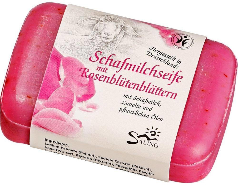 Schafmilchseife Rosenblütenblätter